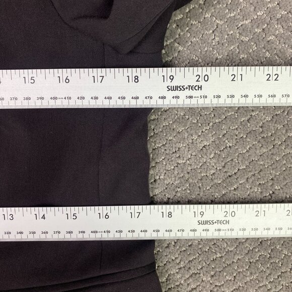 J. Crew Schoolboy Blazer Women's 10 Black Mercantile Gold Buttons Preppy Stretch - Picture 11 of 16